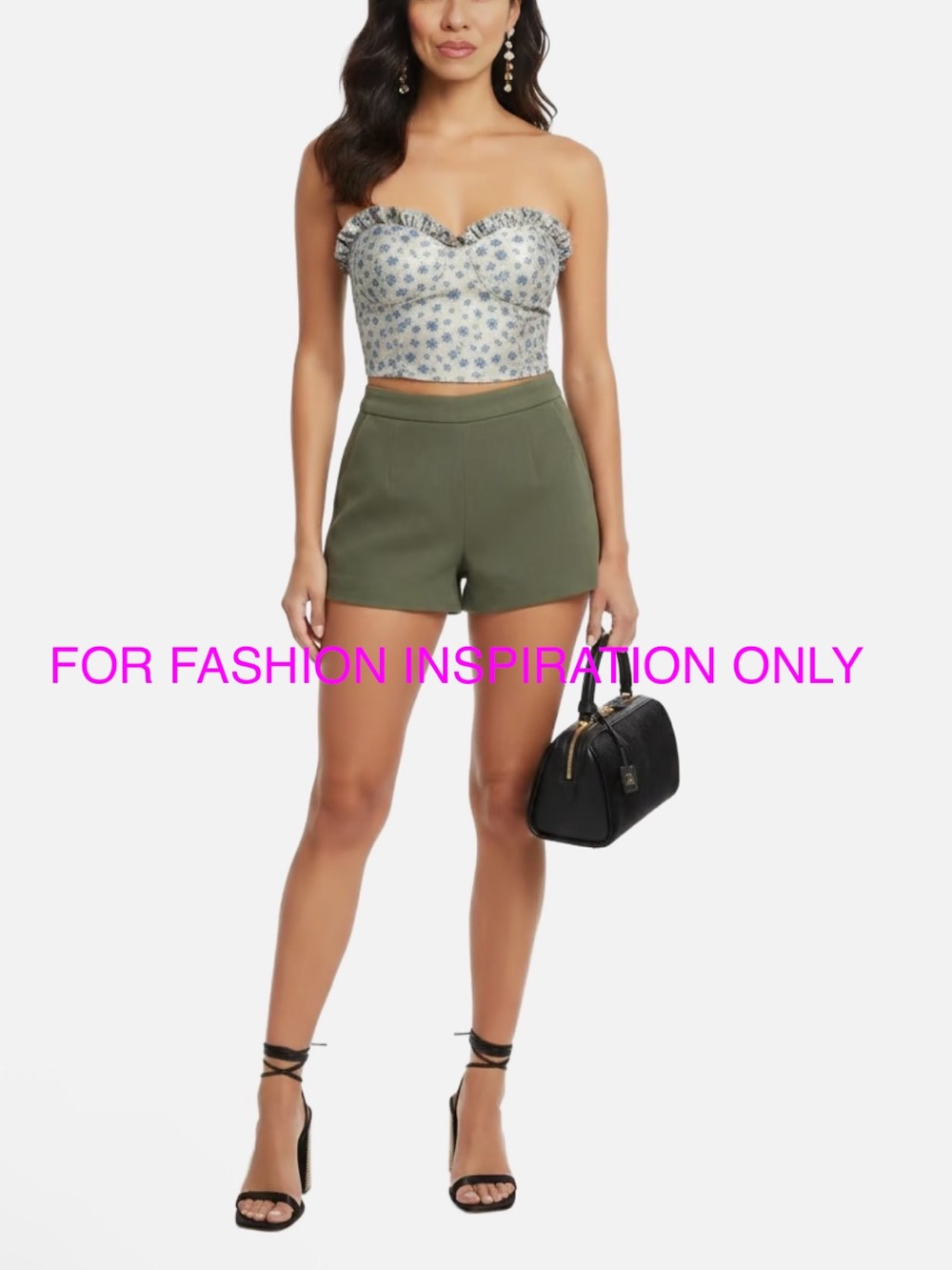 Forever 21 Contemporary Tailored Mini Shorts Womens XSmall Olive High Waisted